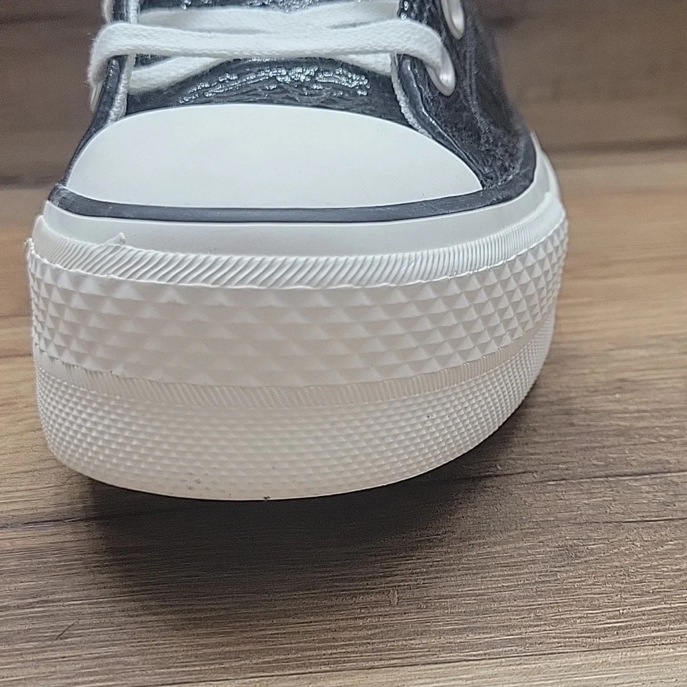 Converse Black and White High-Top Sneakers